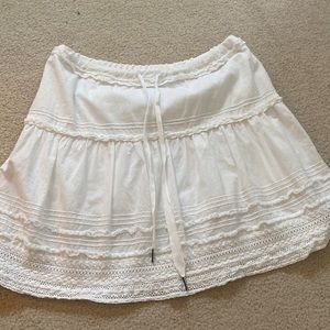 Abercrombie white skirt